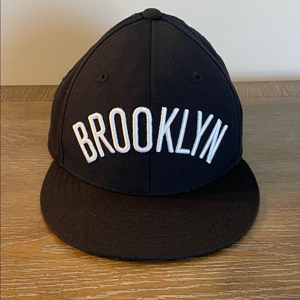 Mitchell & Ness Brooklyn Nets Fitted Hat Size 7 1/4